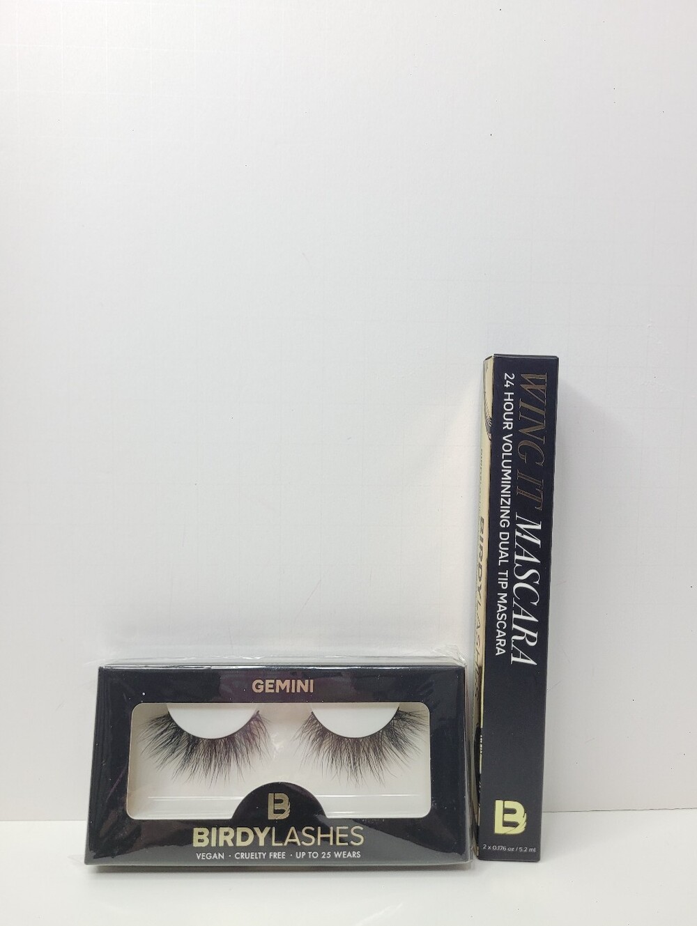 Gemini False Lashes with Wing It Mascara - Black